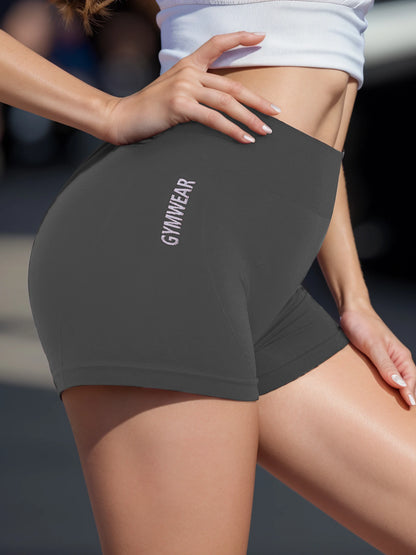 Women’s Seamless Scrunch Biker Shorts – High Waisted Booty Lift Workout Shorts for Gym & Yoga