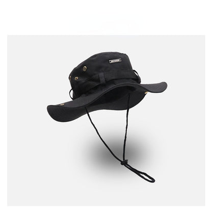 Wide Brim Outdoor Bucket Hat – UV Protection Fishing & Hiking Sun Hat