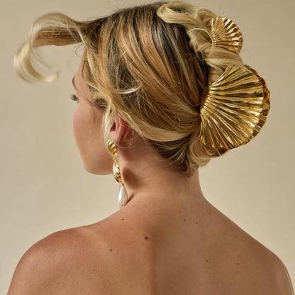 Ocean Shell Shark Clip | Eco-Friendly Alloy Hair Accessory