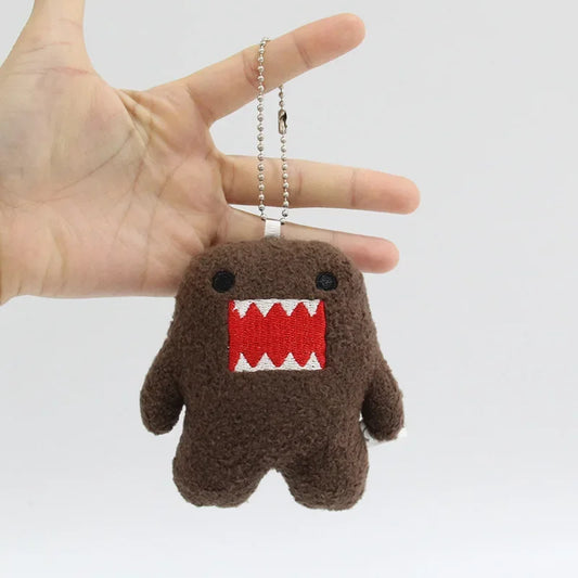 Cute Monster Plush Keychain – Kawaii Cartoon Bag Charm Keyring
