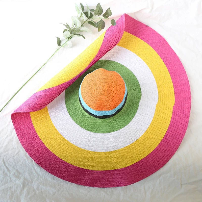 Women’s Extra Wide Brim Floppy Sun Hat – Oversized Beach Hat