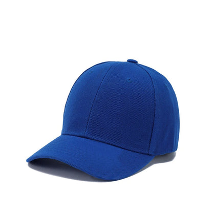 Solid Color Baseball Cap – Casual Adjustable Sports Hat
