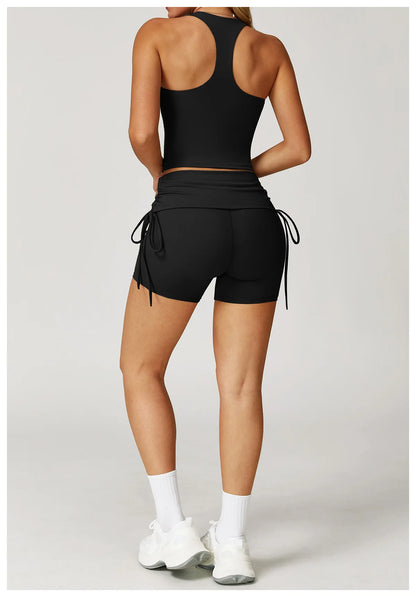 Women Yoga Set 2 Piece Workout Outfit High Waist Leggings Sports Bra Gym Wear