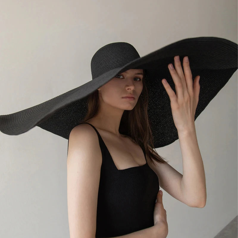 Women’s Extra Wide Brim Floppy Sun Hat – Oversized Beach Hat
