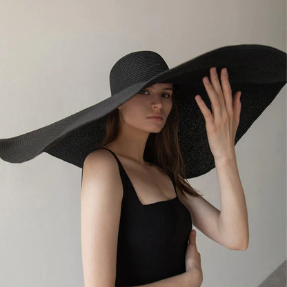 Women’s Extra Wide Brim Floppy Sun Hat – Oversized Beach Hat