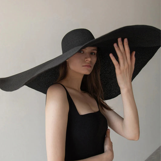 Women’s Extra Wide Brim Floppy Sun Hat – Oversized Beach Hat