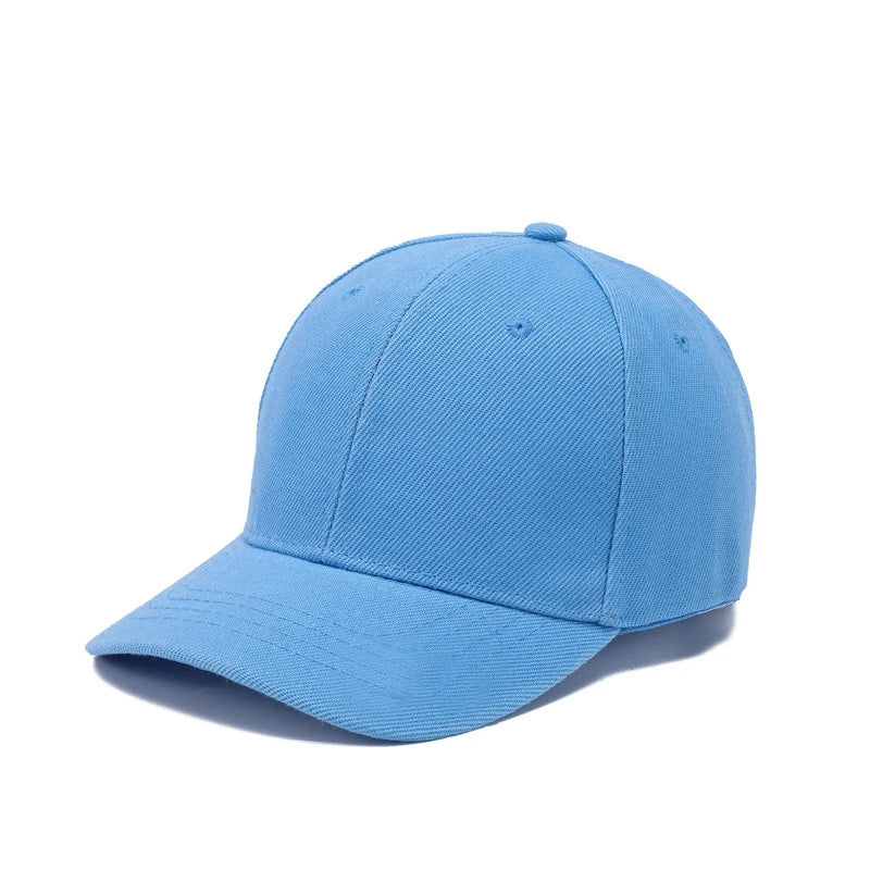 Solid Color Baseball Cap – Casual Adjustable Sports Hat