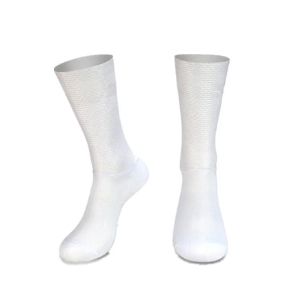 Breathable Mesh Cycling Socks – Lightweight Athletic Crew Sports Socks
