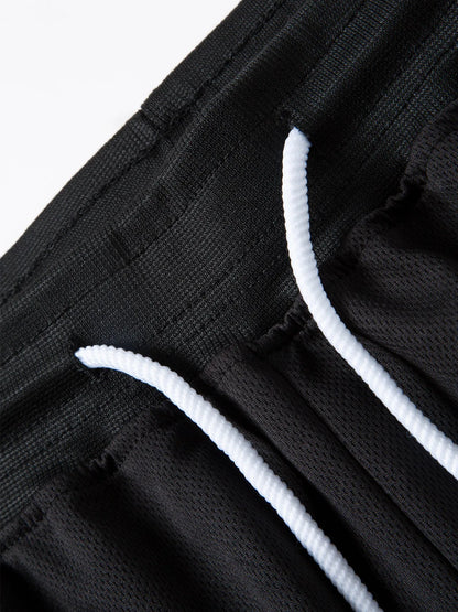 Men’s Chicago Basketball Shorts – Retro Athletic Mesh Shorts Casual Streetwear Sports Shorts for Men