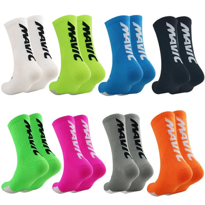 Compression Sports Crew Socks – Breathable Athletic Training Socks