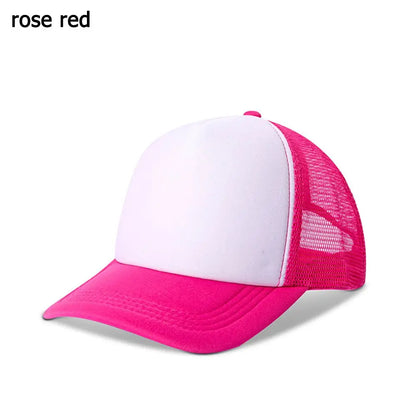 Blank Trucker Hat – Adjustable Mesh Baseball Cap for Men & Women