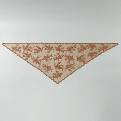 Fashion Ins Lace Hair Scarf Women Retro Triangle Hair Bands Vintage Triangular Headscarf Girls Elegant Headwear Hair Accessories