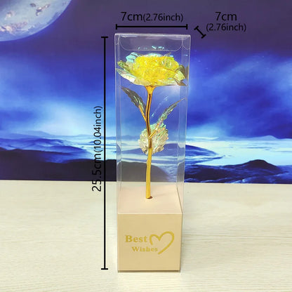 Galaxy Rose Eternal 24K Gold Foil Flower | Romantic Valentine's Day Gift