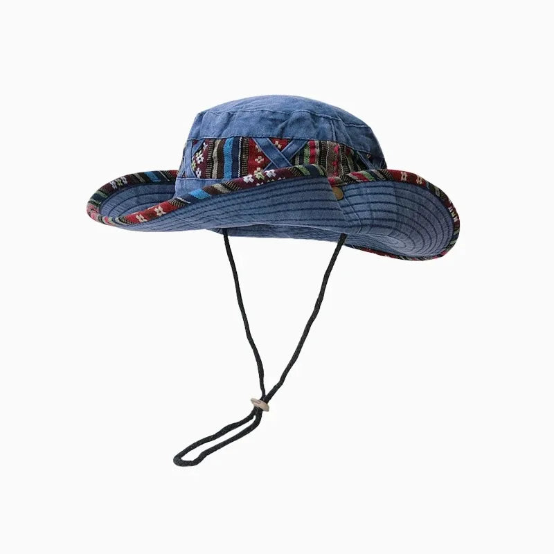 Wide Brim Outdoor Bucket Hat – UV Protection Fishing & Hiking Sun Hat