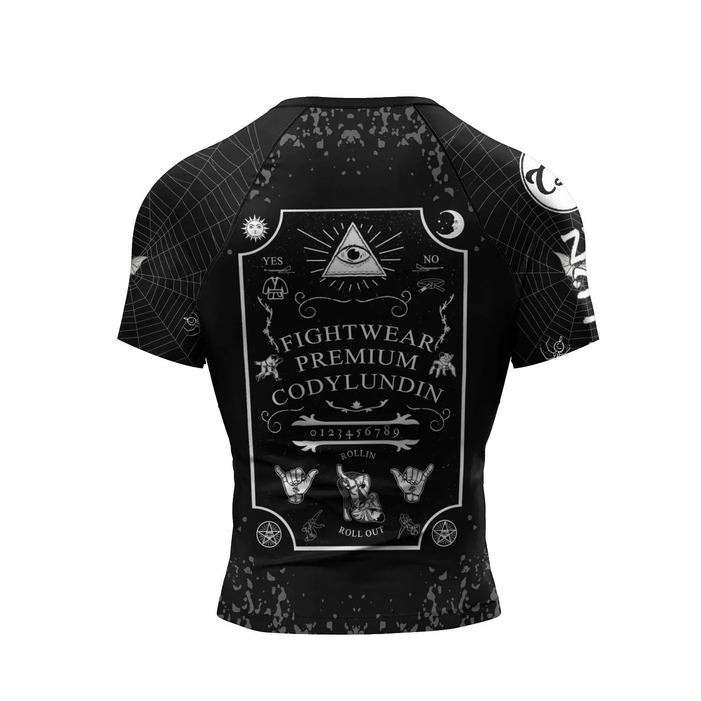Pink BJJ Rash Guard Men Short Sleeve Jiu Jitsu Compression Training Shirt