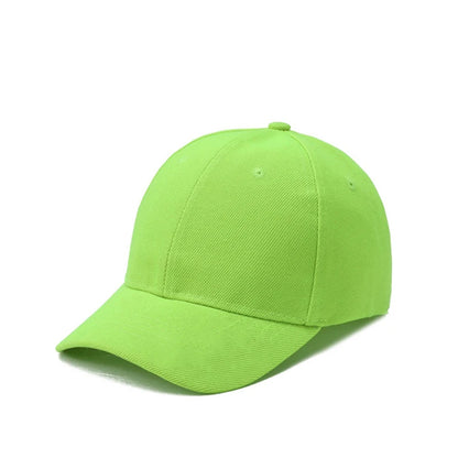 Solid Color Baseball Cap – Casual Adjustable Sports Hat