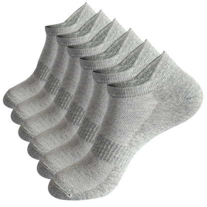 Men’s Low Cut Ankle Socks – Breathable Cotton No Show Socks Pack