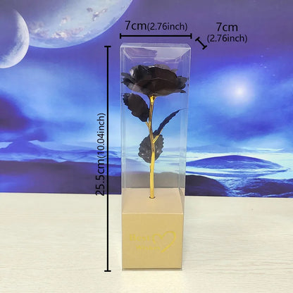 Galaxy Rose Eternal 24K Gold Foil Flower | Romantic Valentine's Day Gift