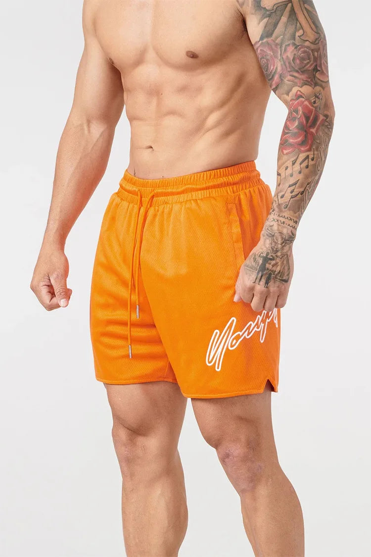 Men’s Casual Athletic Shorts – Lightweight Drawstring Gym Shorts Summer Streetwear for Men