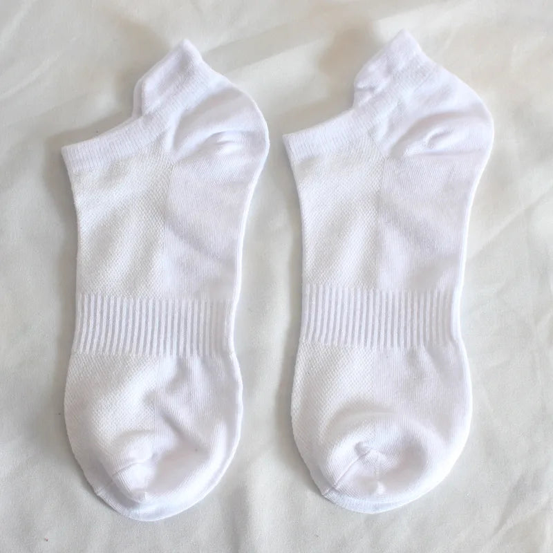 Men’s Low Cut Ankle Socks – Breathable Cotton No Show Socks Pack