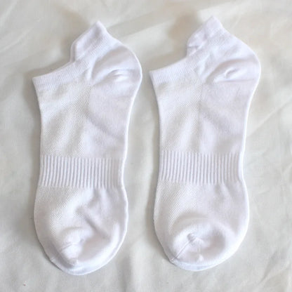 Men’s Low Cut Ankle Socks – Breathable Cotton No Show Socks Pack
