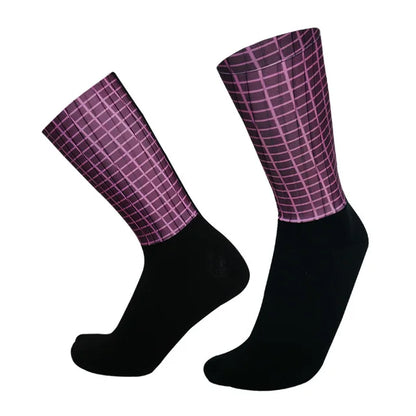 Breathable Mesh Cycling Socks – Lightweight Athletic Crew Sports Socks
