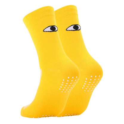 Anti Slip Grip Sports Socks – Athletic Crew Socks for Soccer & Training