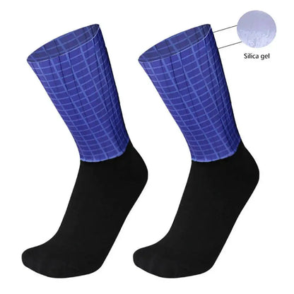 Breathable Mesh Cycling Socks – Lightweight Athletic Crew Sports Socks