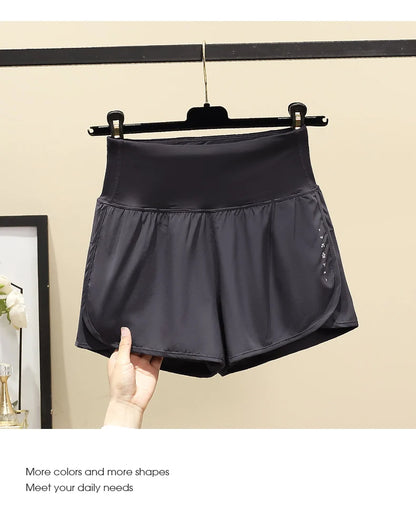 Women’s High Waisted Athletic Shorts – Lightweight Quick Dry Workout Running Shorts for Yoga & Fitness
