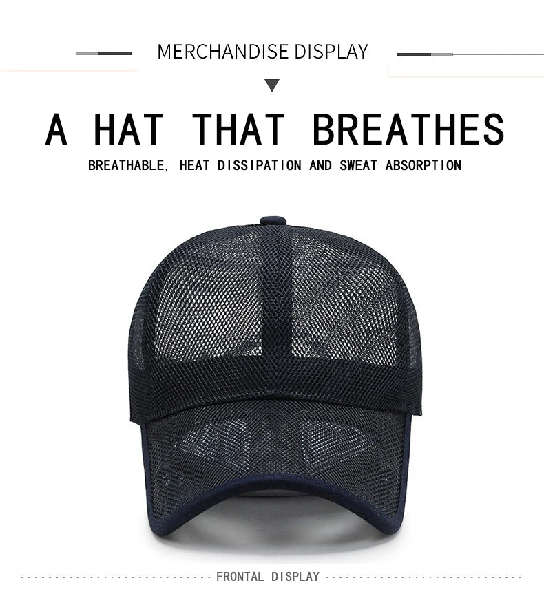 Skull Tactical Trucker Hat – Breathable Mesh Military Baseball Cap