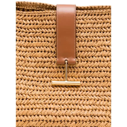 Luxury Straw Tote Bags For Women New Season Large Capacity Handwoven Elegant Shoulder Bag Summer Fashion Beach Vacation Handbag, Summer 2026
