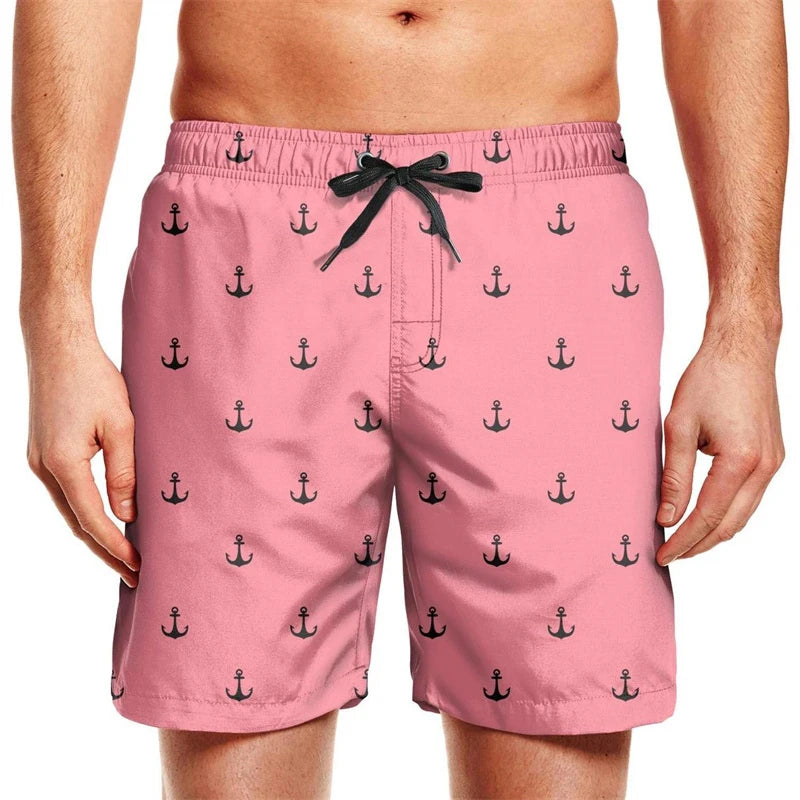 Men’s Quick Dry Swim Trunks – Summer Beach Shorts with Pockets
