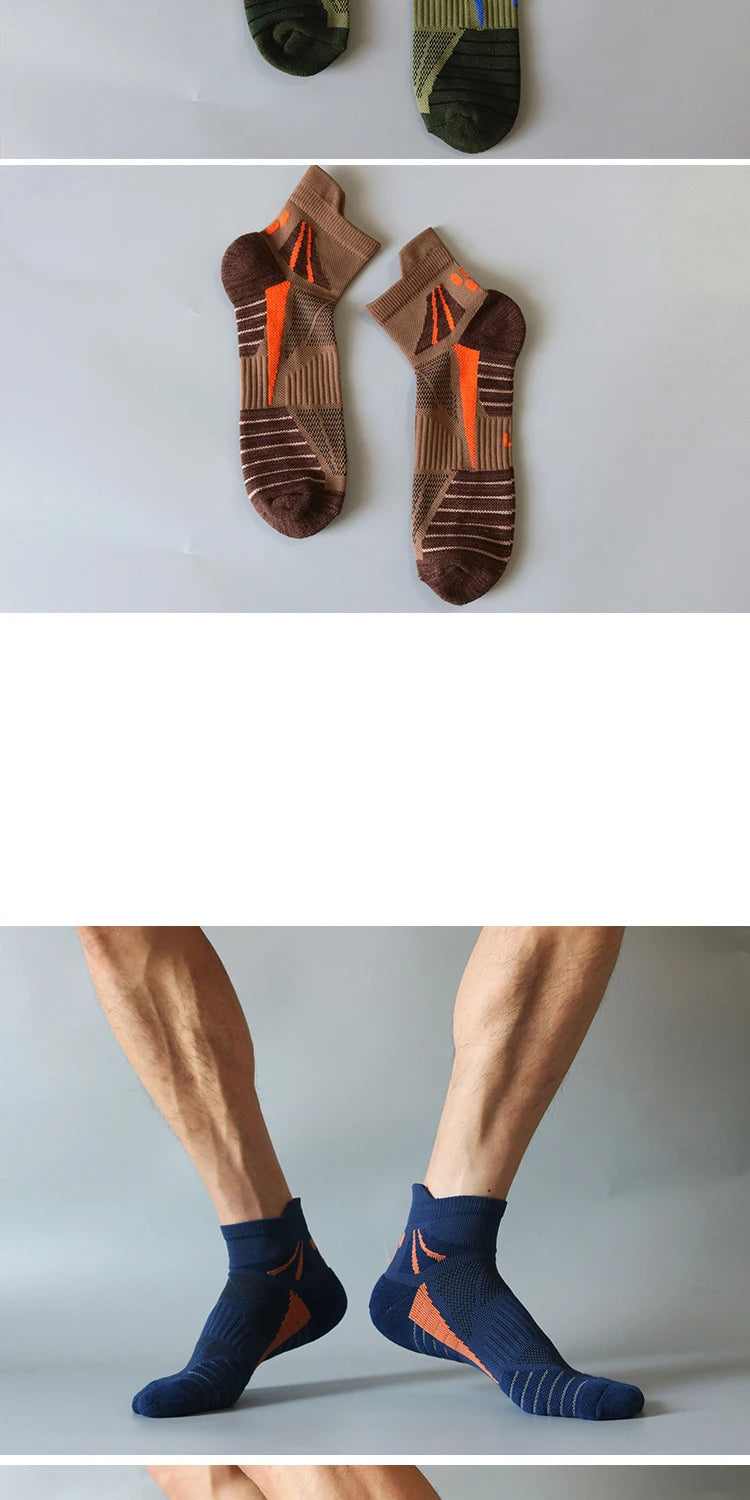 Performance Running Ankle Socks – Breathable Athletic Sports Socks