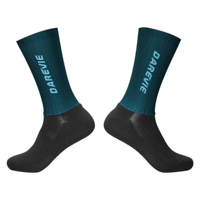 Cycling Compression Socks – Breathable Athletic Crew Socks for Running & Sports