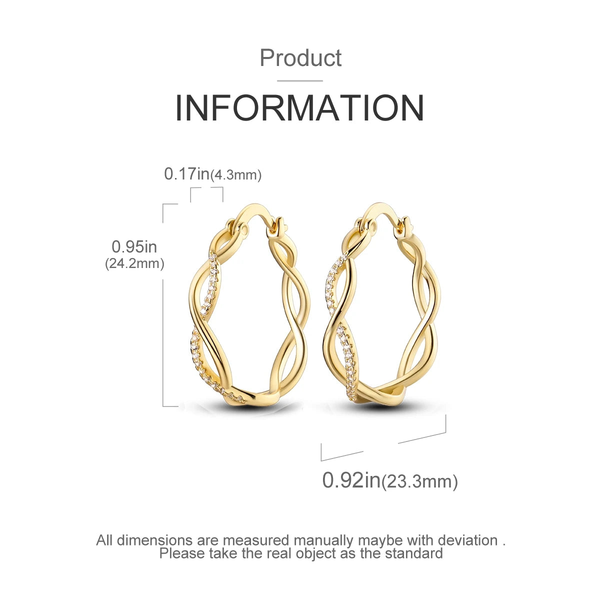 925 Sterling Silver Hoop Earrings – Minimalist Layered Huggie Earrings for Women