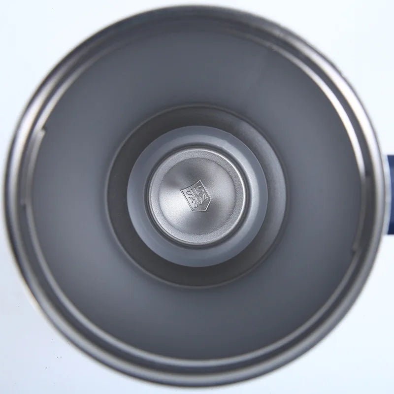40oz Stainless Steel Vacuum Insulated Travel Mug with Handle Straw Lid