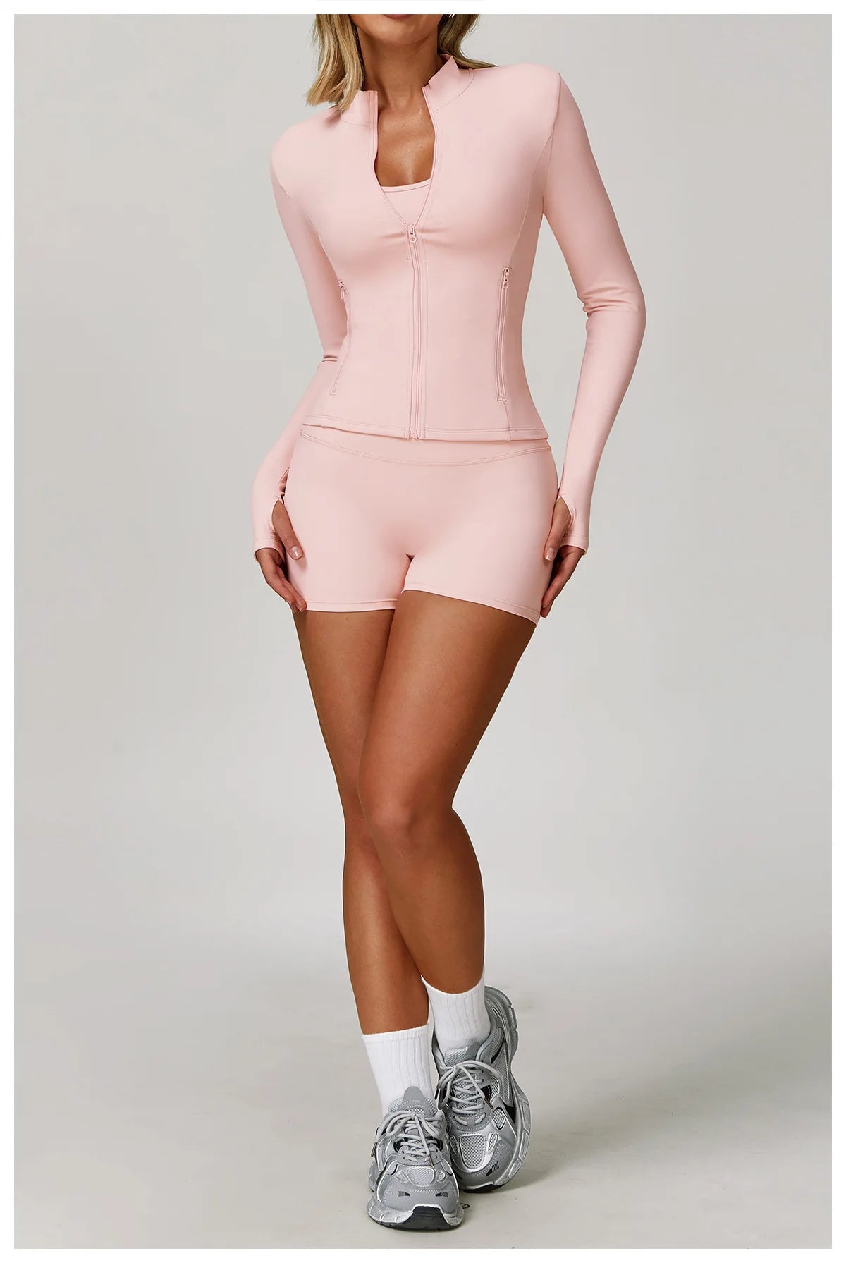 Women's Tracksuits 2 Pieces Sports Set Women Tracksuit Running Workout Sport Suit Gym Sportswear Long Sleeve Bra Clothing
