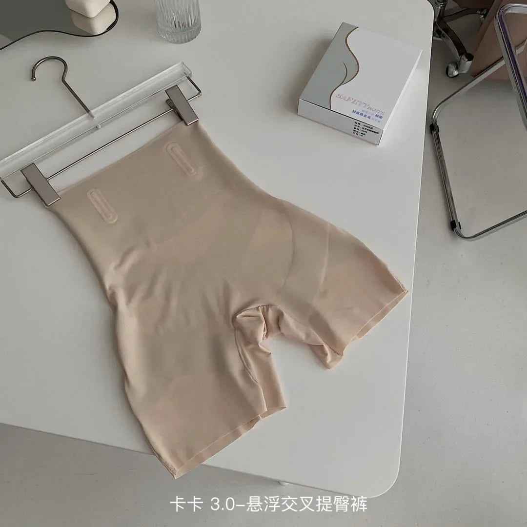 High Waist Butt Lifter Shapewear Shorts – Seamless Tummy Control Slimming Panties