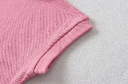 Women’s Sleeveless Turtleneck Top – Slim Fit Solid Basic Tee