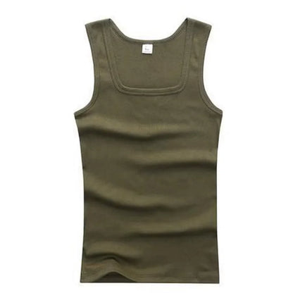 Men’s Ribbed Tank Top – Sleeveless Cotton Gym Shirt Casual Fitness Undershirt for Summer