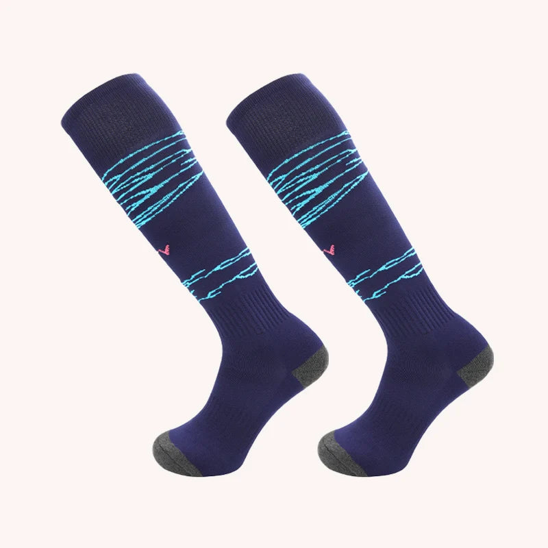 Knee High Soccer Socks – Compression Athletic Football Sports Socks