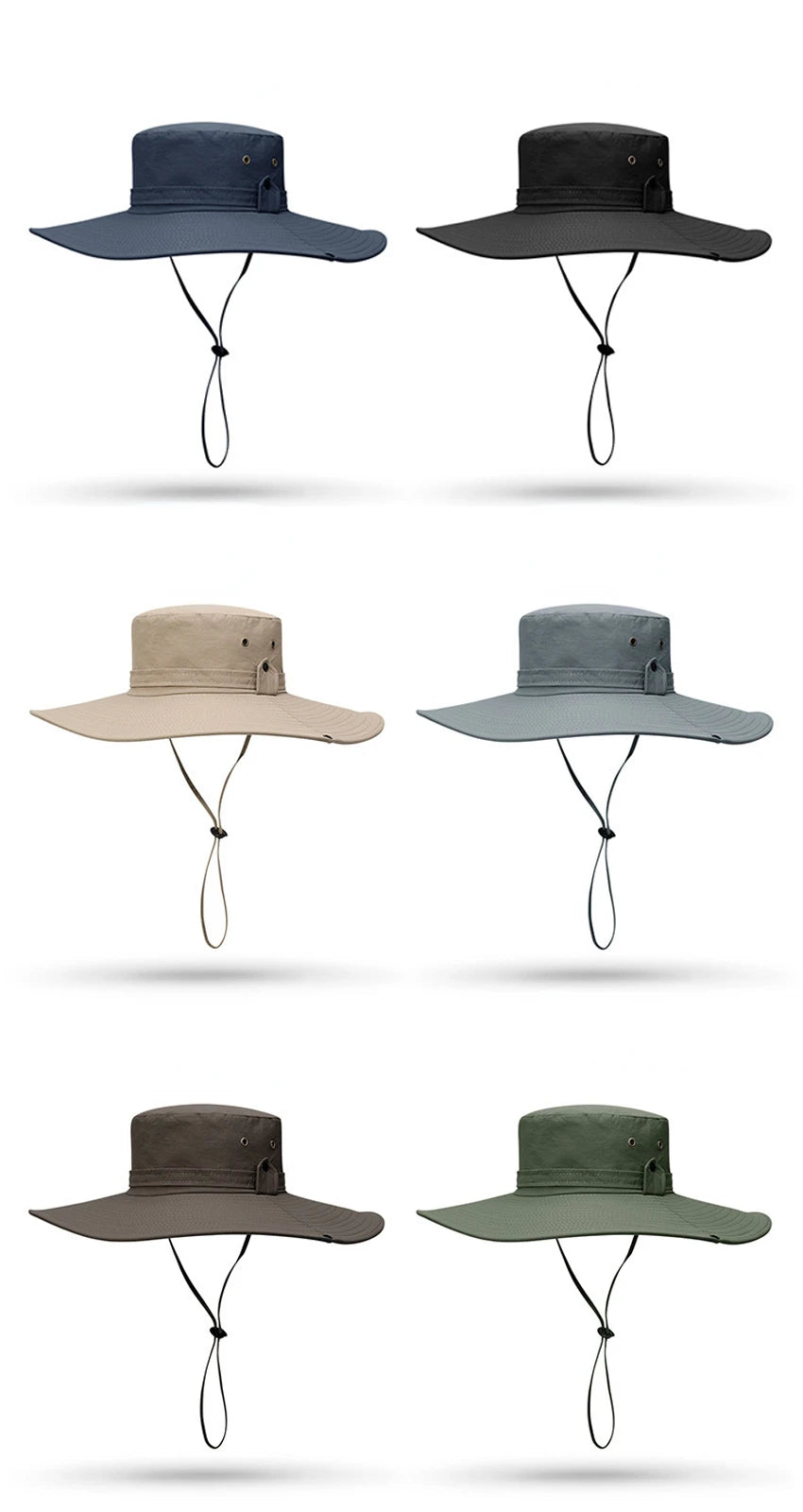 Wide Brim Sun Hat – UV Protection Outdoor Fishing & Hiking Hat