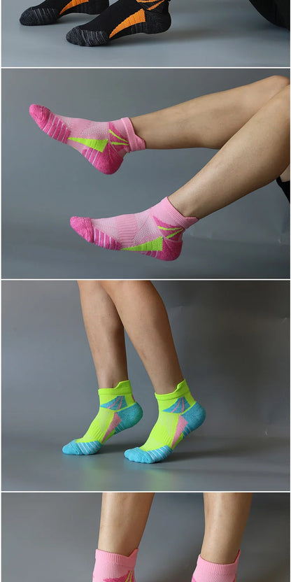 Performance Running Ankle Socks – Breathable Athletic Sports Socks
