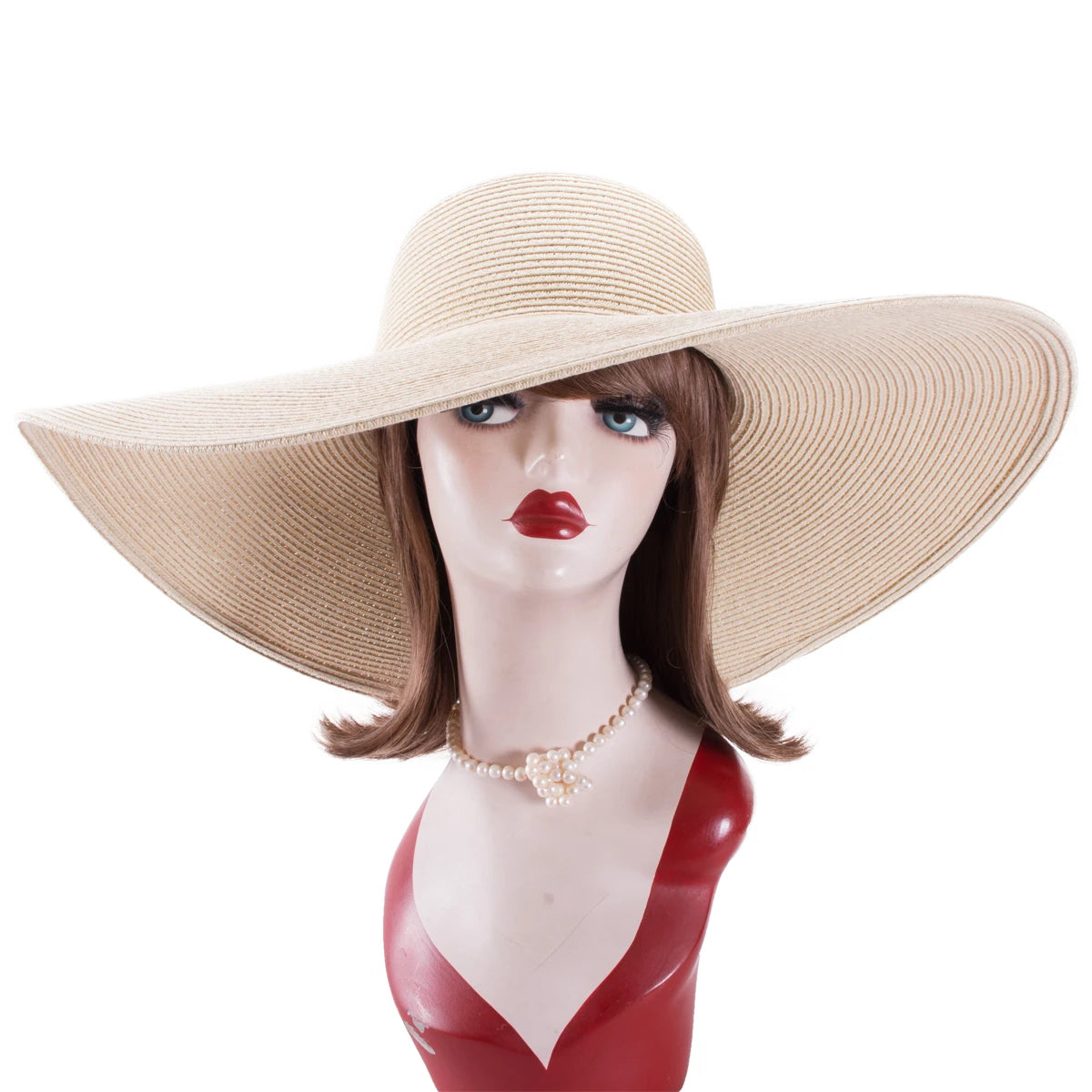 Women’s Oversized Wide Brim Floppy Sun Hat – Summer Beach Hat