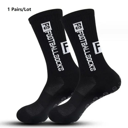Anti Slip Soccer Grip Socks – Athletic Compression Football Crew Socks