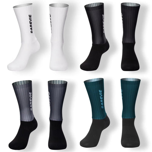 Cycling Compression Socks – Breathable Athletic Crew Socks for Running & Sports