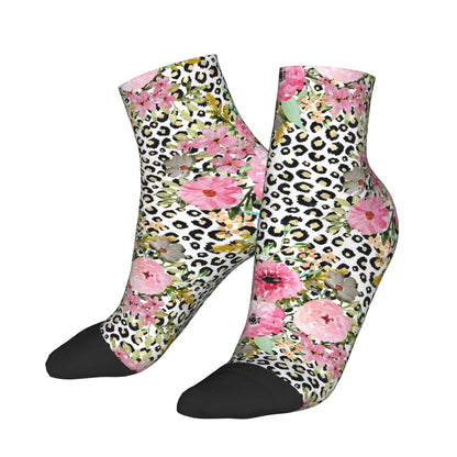 Floral Print Ankle Socks – Vintage Aesthetic Women’s Fashion Socks