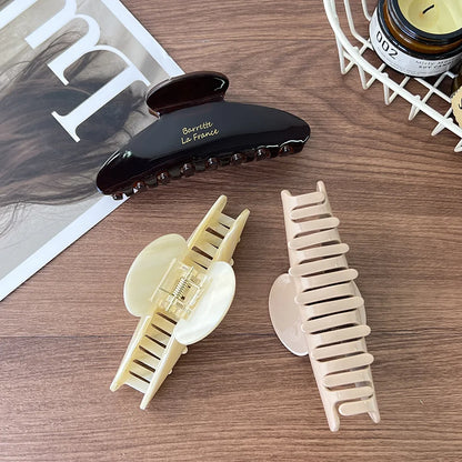 Matte Claw Hair Clip Set – Minimalist Large Jaw Clips for Women Trendy Hair Accessories