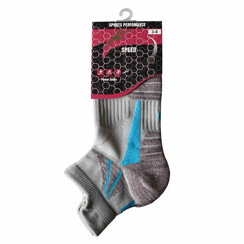 Performance Running Ankle Socks – Breathable Athletic Sports Socks