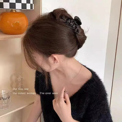 Large Matte Hair Claw Clips – Minimalist Acrylic Jaw Clips for Women Trendy Hair Accessories